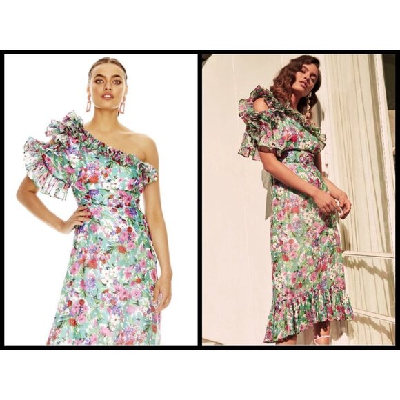 💕TALULAH💕 Better Together Midi Dress Botanical Bloom Small S NWT - Picture 2 of 16